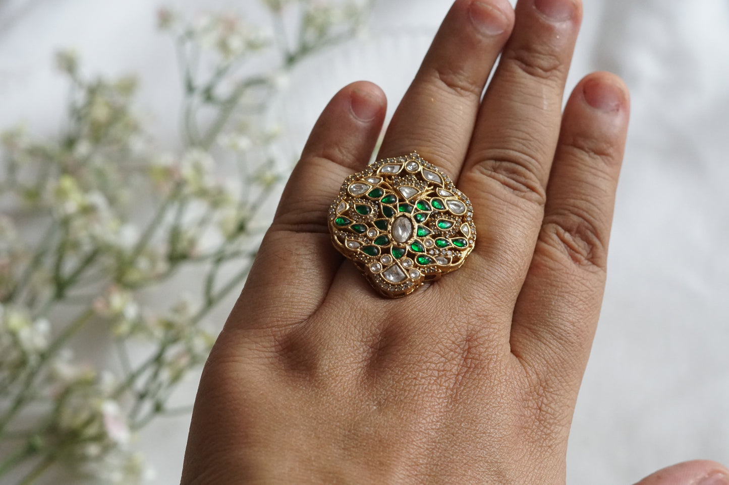 Kundan Ring (6-366)(R)