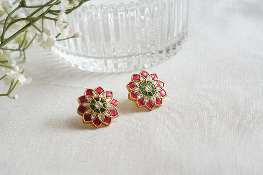Kundan  Studs (1-5244)(R)