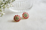 Kundan  Studs (1-5244)(R) - JEWELSTYLE