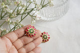Kundan  Studs (1-5244)(R) - JEWELSTYLE