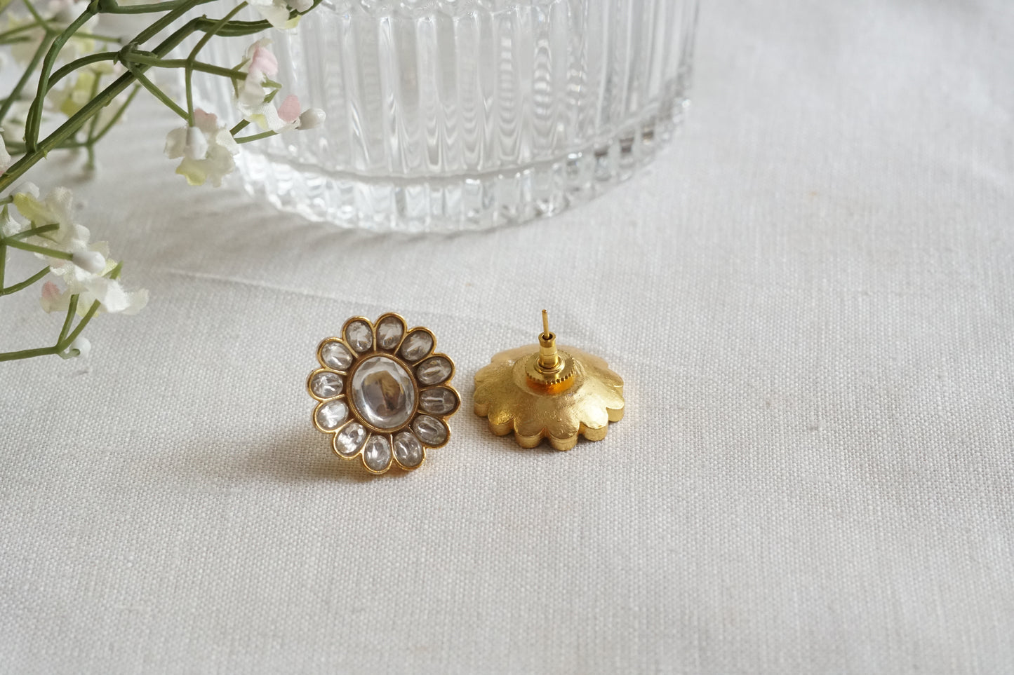 Kundan  Studs (1-5251)(R)