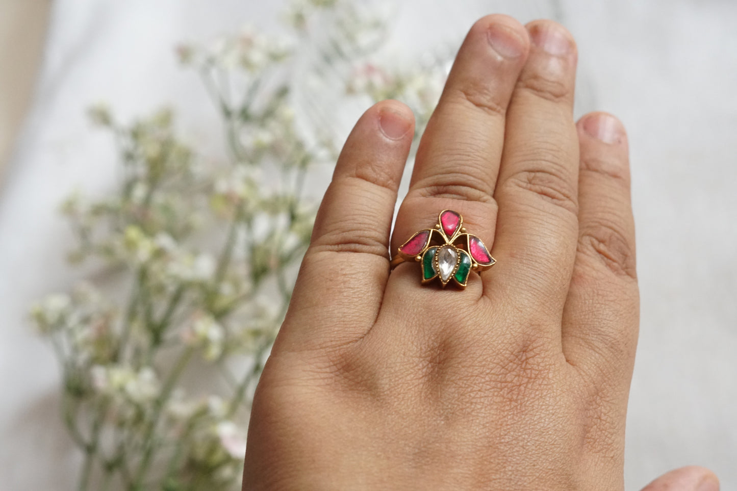 Kundan Ring (6-368)(R)