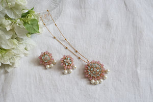 Polki Pendant Set (4-8083)(B)