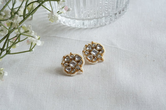 Kundan  Studs (1-5252)(R)