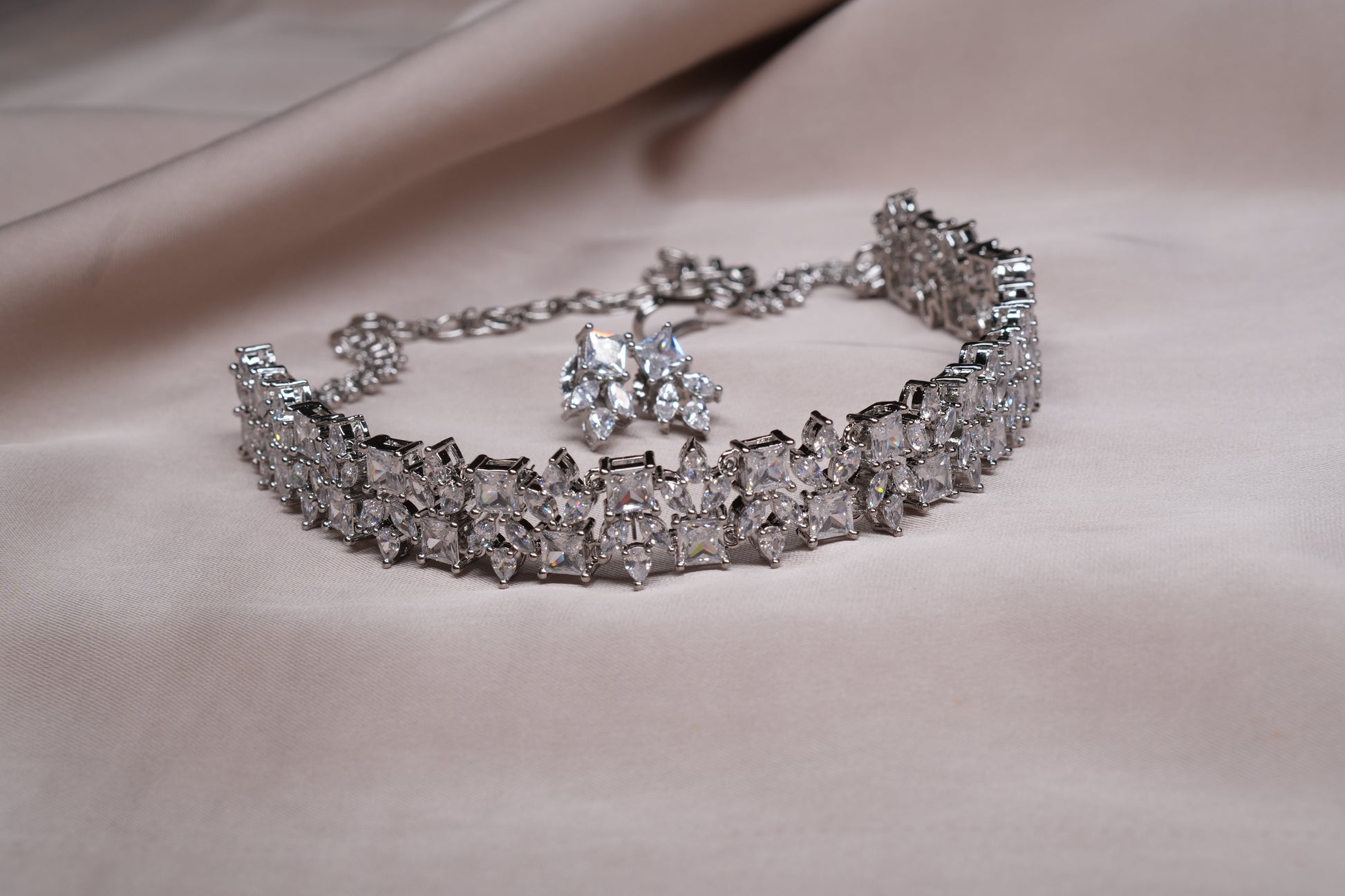 AD Choker Set ( 4-9114)(B) - JEWELSTYLE