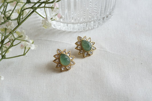 Kundan  Studs (1-5253)(R)