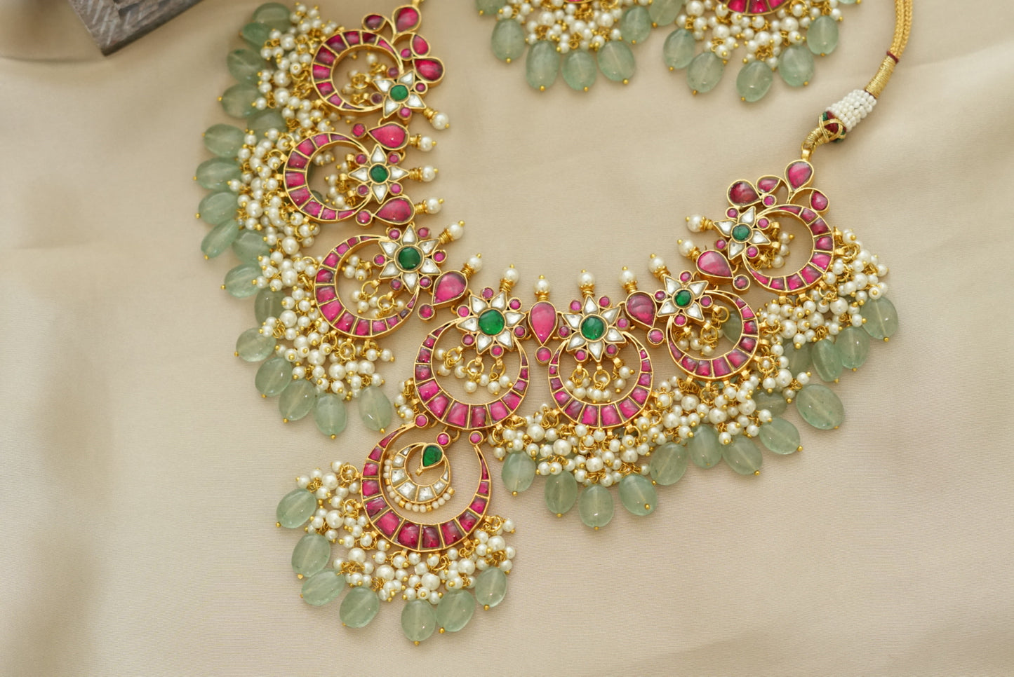 Kundan choker set (4-5484)(R)(Preorder)