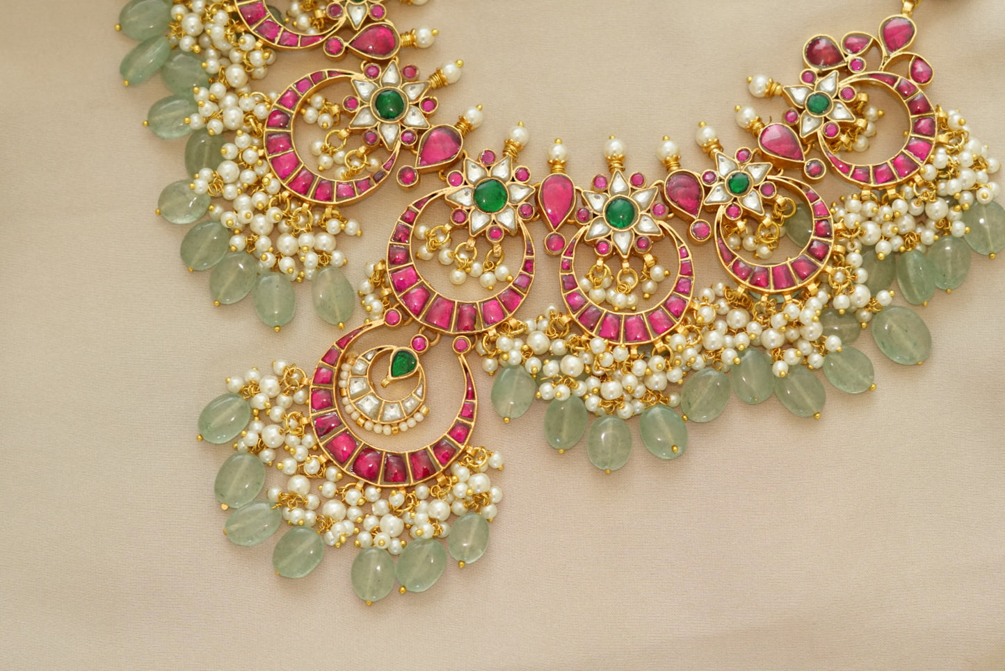 Kundan choker set (4-5484)(R)(Preorder)
