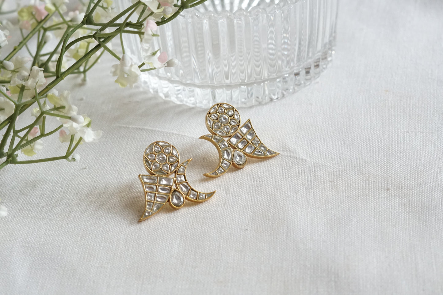 Kundan  Studs (1-5245)(R)