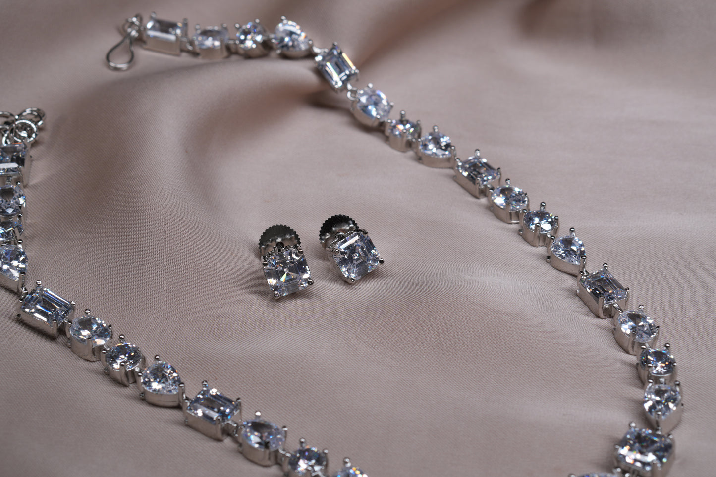 AD Necklace Set ( 4-9113)(B)