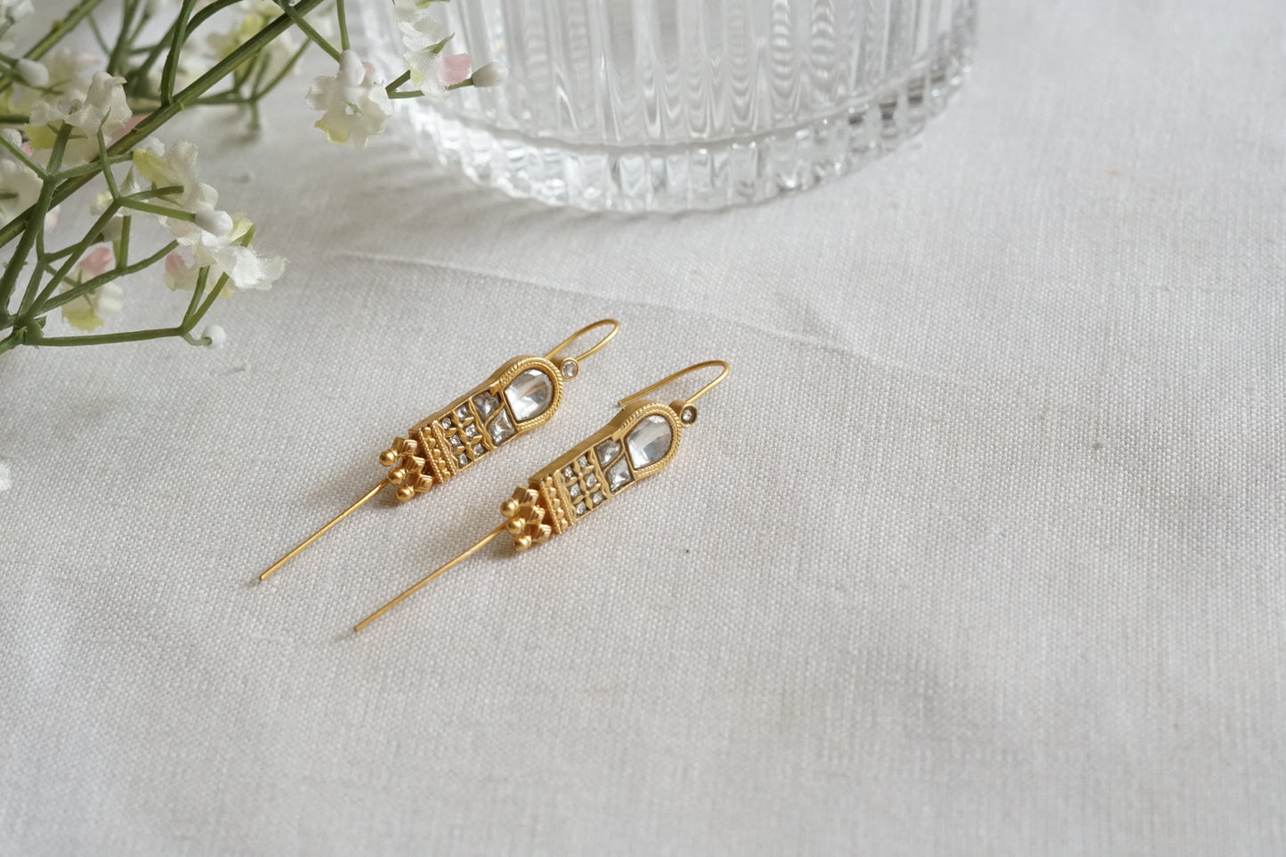 Kundan Earcuff Earrings (1-5263)(R)