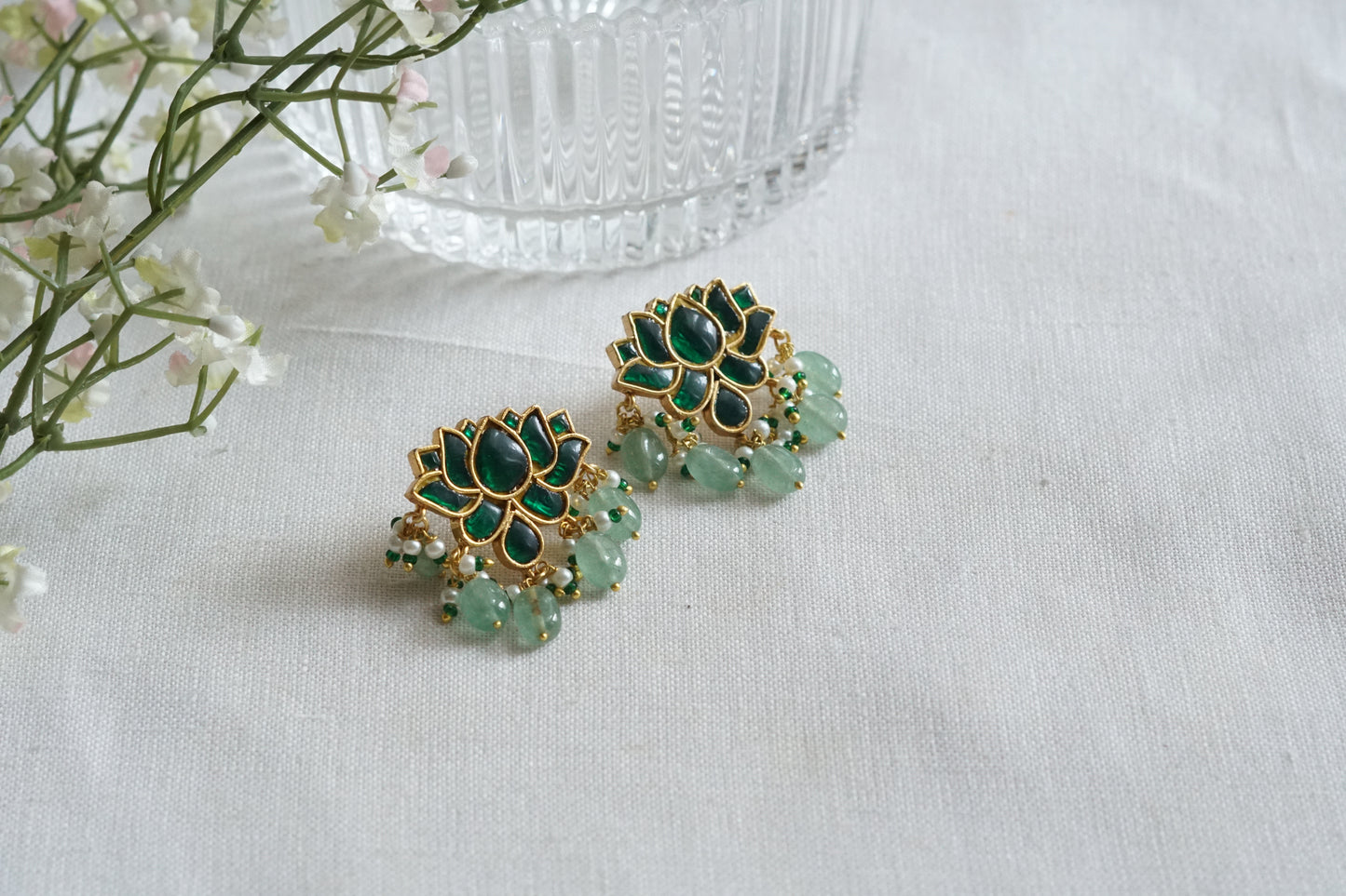 Kundan  Studs (1-5246)(R)