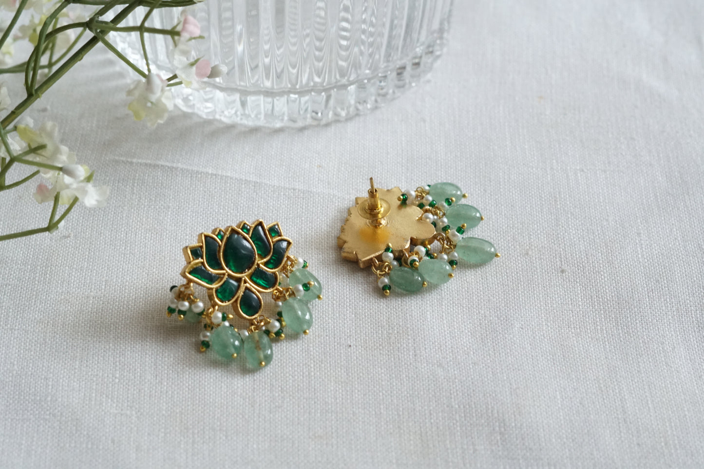 Kundan  Studs (1-5246)(R)