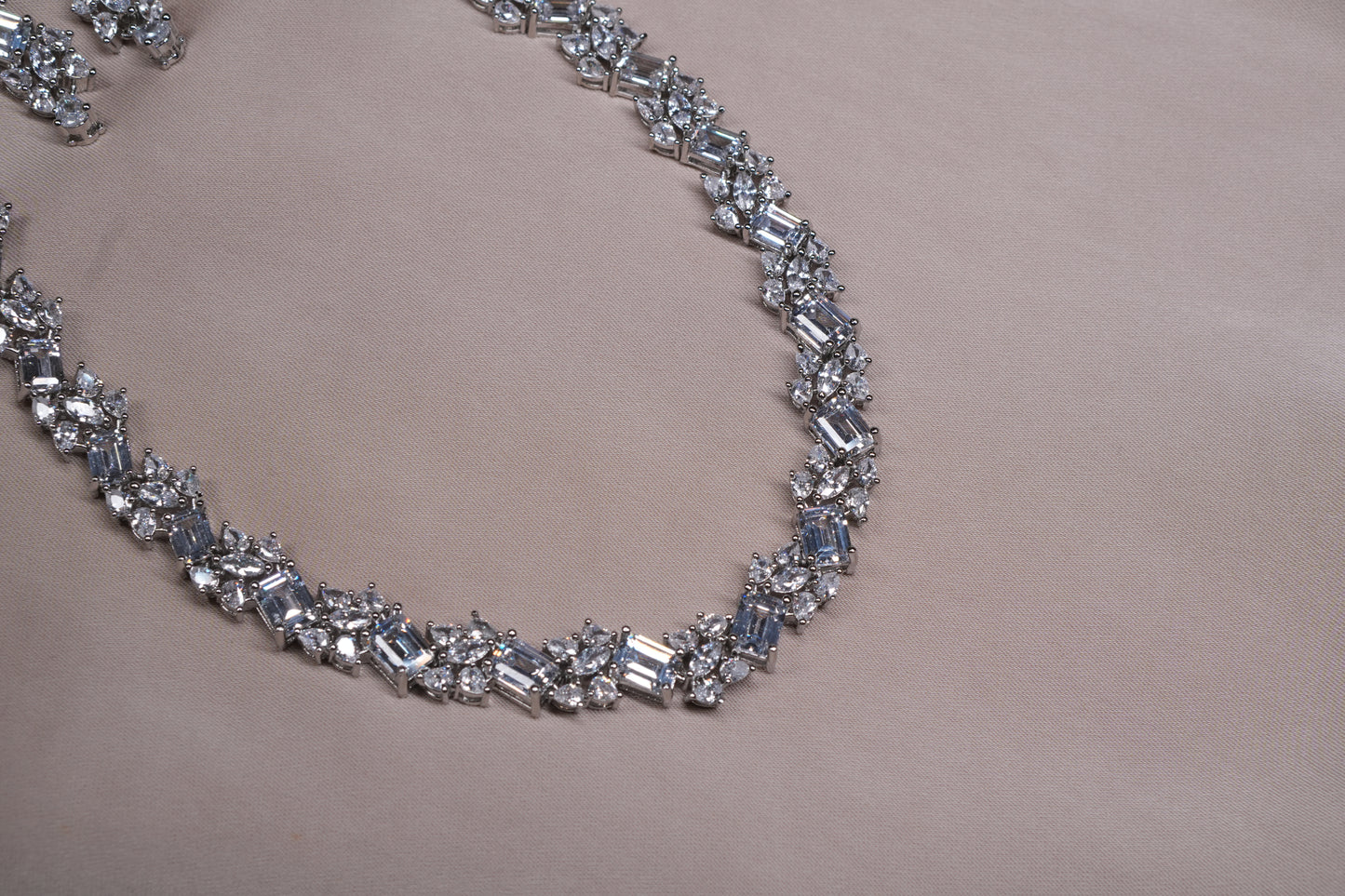 AD Necklace Set ( 4-9108)(B)