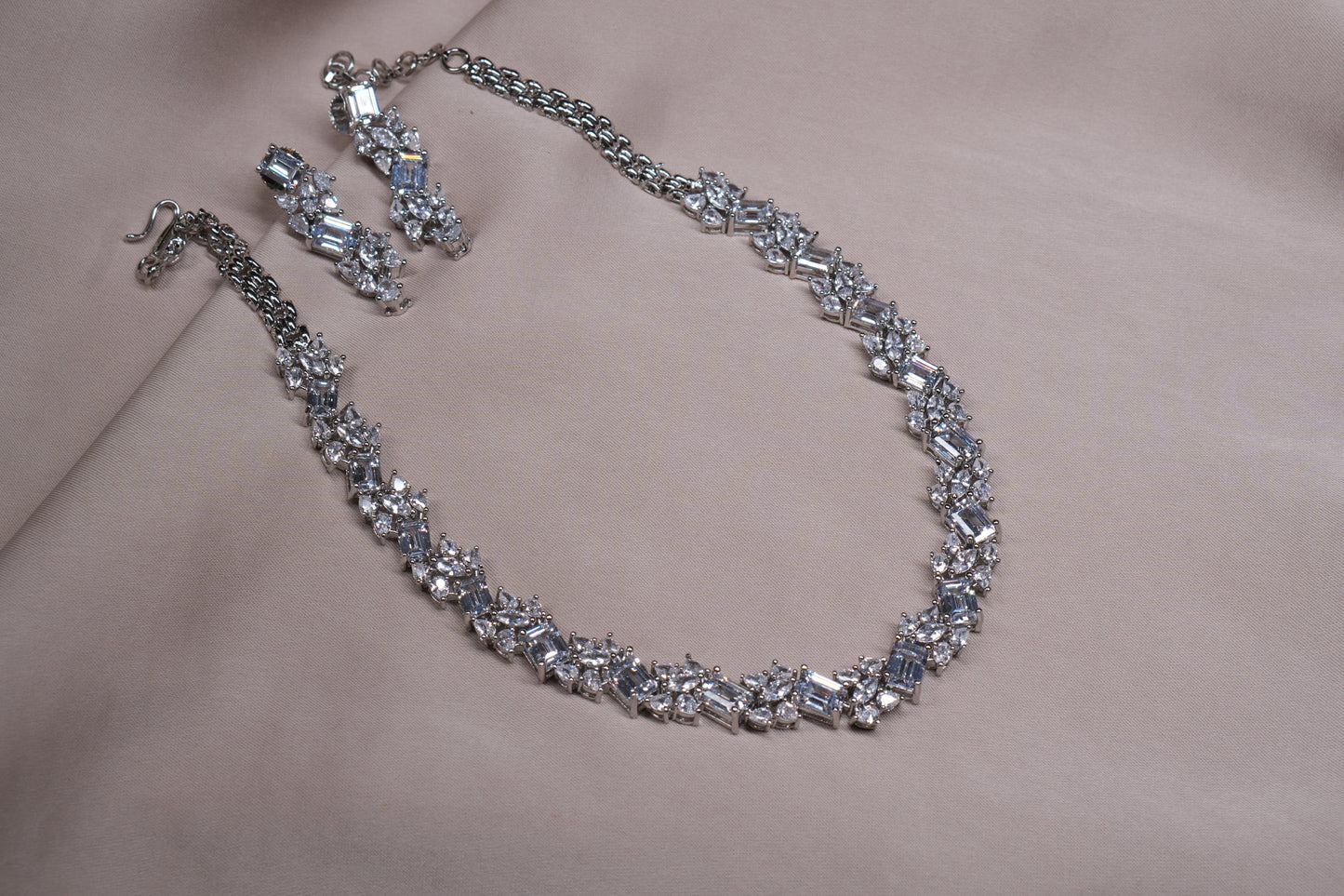 AD Necklace Set ( 4-9108)(B)