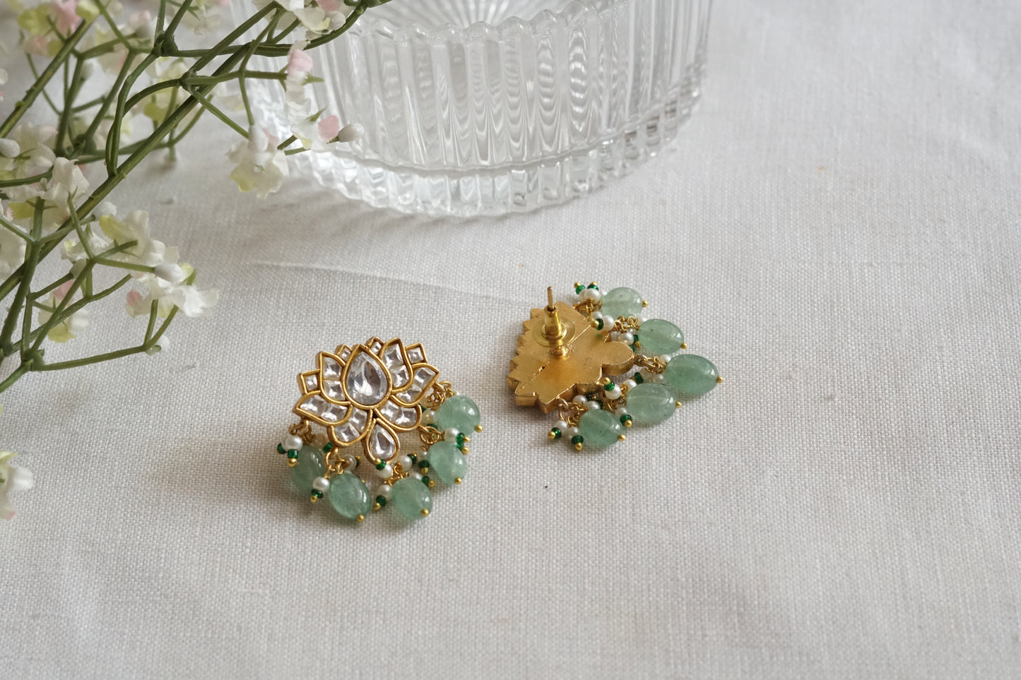 Kundan  Studs (1-5248)(R)