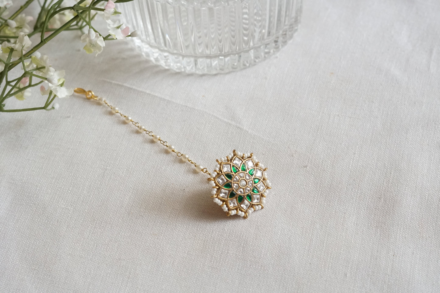 Kundan Borla Maangtikka (5-1728)(R)