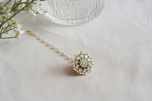 Kundan Borla Maangtikka (5-1728)(R)