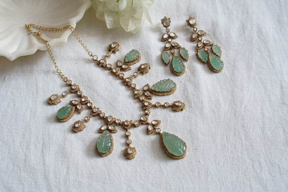 Polki Necklace Set  (4-7563)( B)