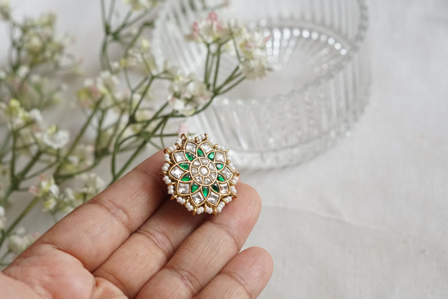 Kundan Ring (6-366)(R)