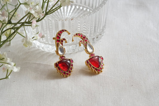 Kundan Earcuff Earrings (1-5266)(R)