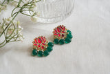 Kundan  Studs (1-5247)(R) - JEWELSTYLE