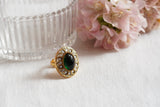 Green stone Kundan Ring (6-281)(R)