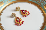 Kundan earrings(1-4147)(R)(ALREADY DISCOUNTED)