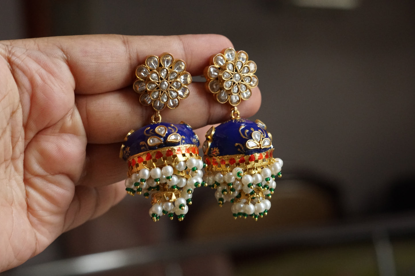 Kundan Meena Jhumki (1-5262)(R)