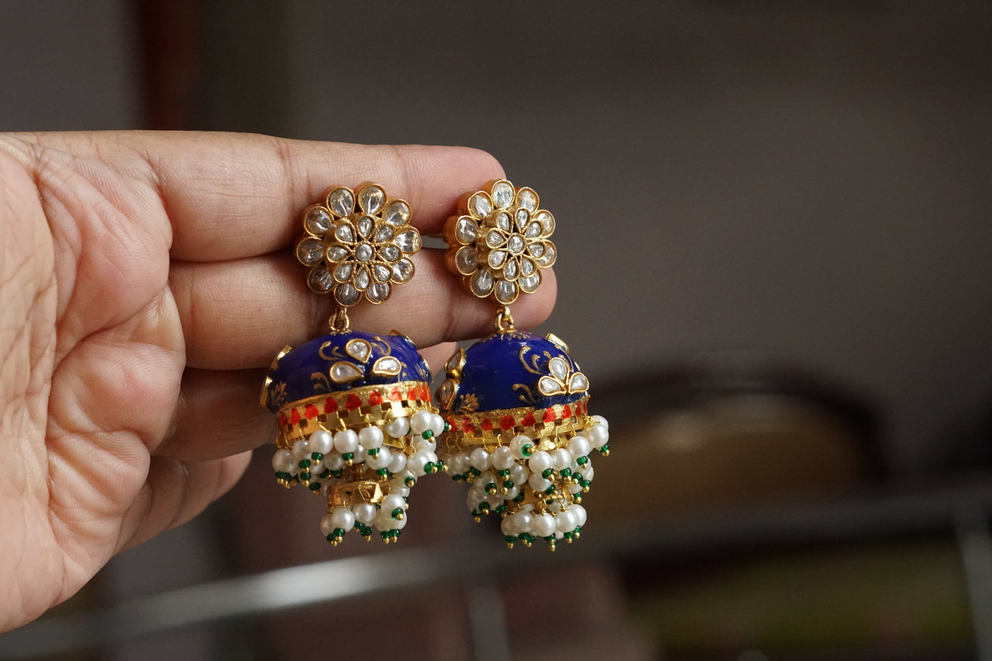 Kundan Meena Jhumki (1-5262)(R)