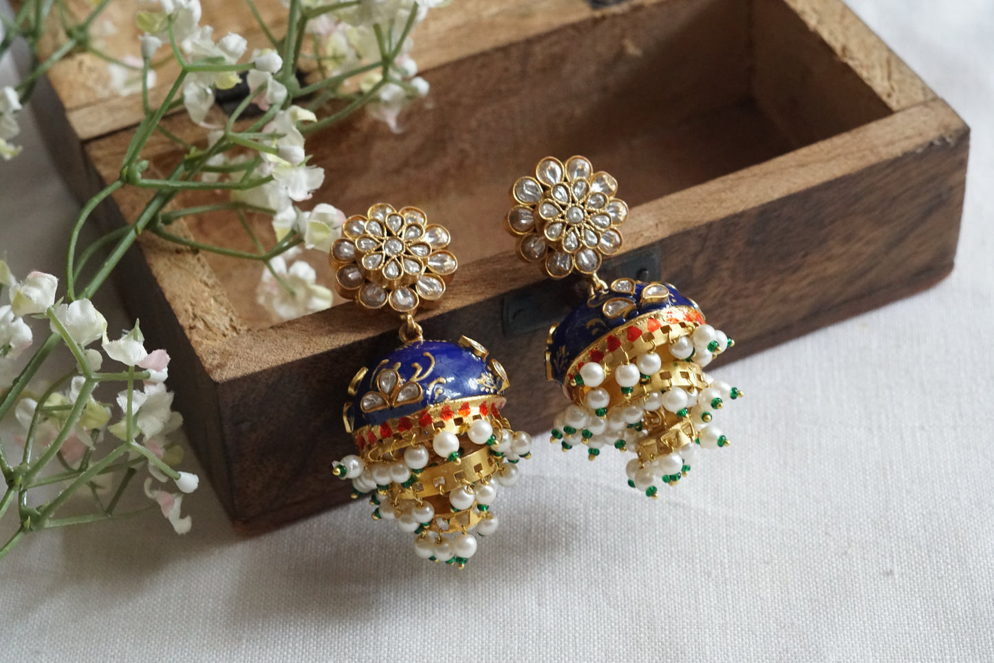 Kundan Meena Jhumki (1-5262)(R)