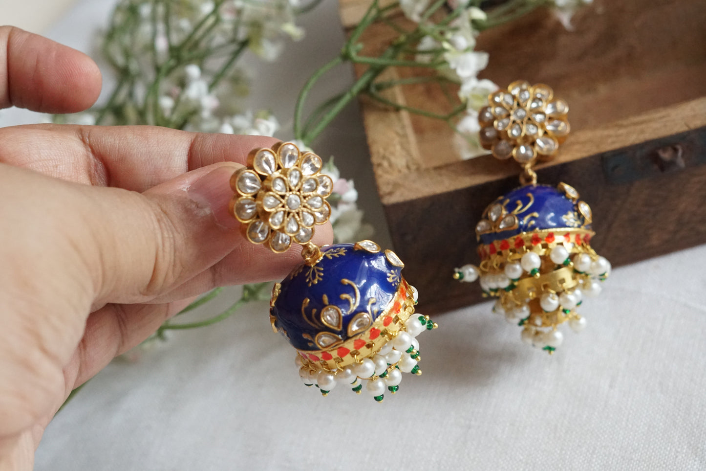 Kundan Meena Jhumki (1-5262)(R)