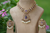 Polki Necklace set (4-8270)(B)