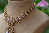 Polki Necklace set (4-8270)(B)