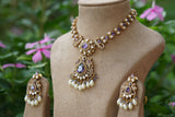 Polki Necklace set (4-8270)(B)