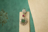 AD Stone Necklace Set (4-9151)(B) - JEWELSTYLE