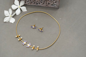 Kundan Hasli Necklace set (4-5802)(R)