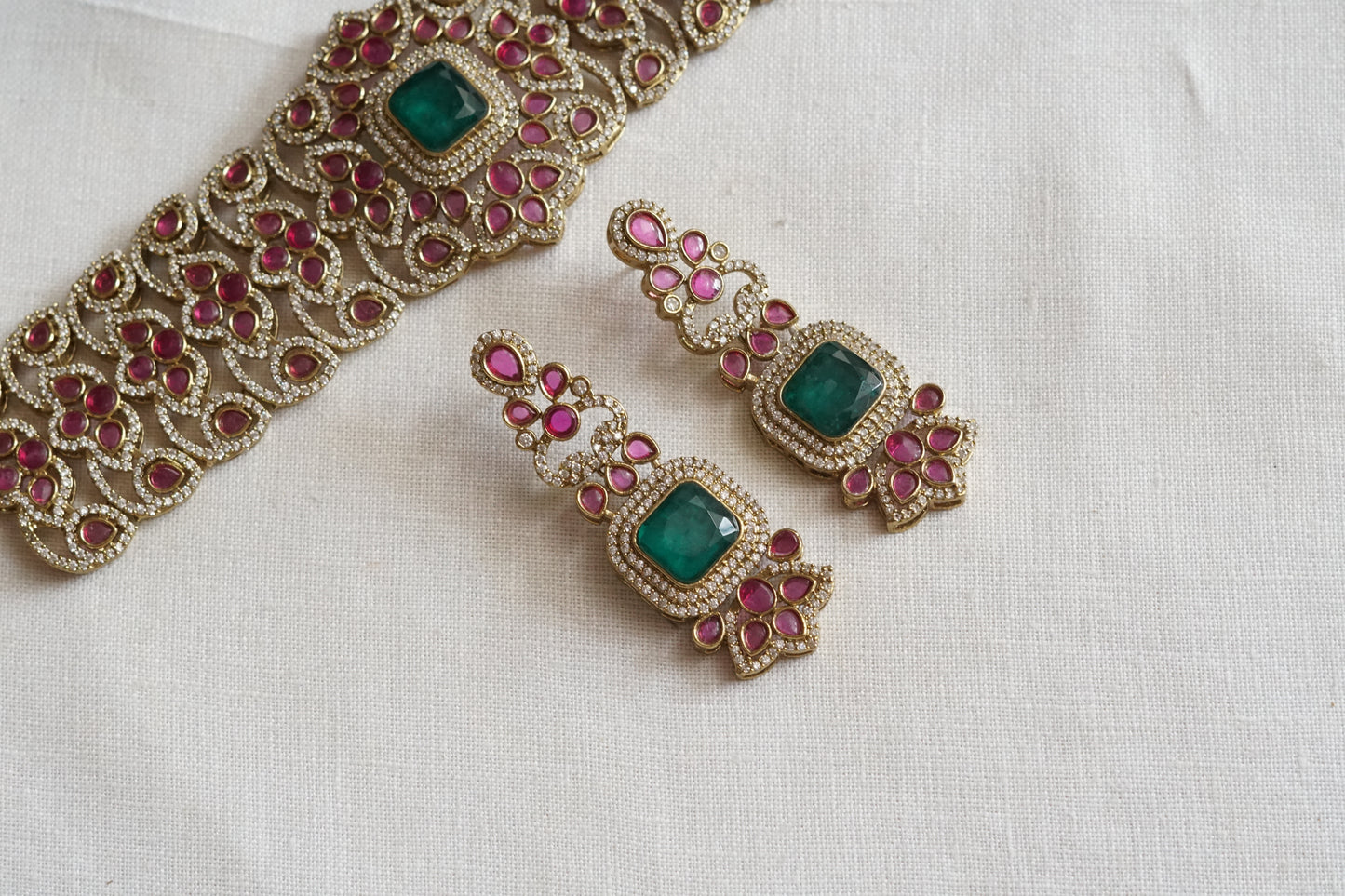 Polki Choker Set (4-9248)(R)