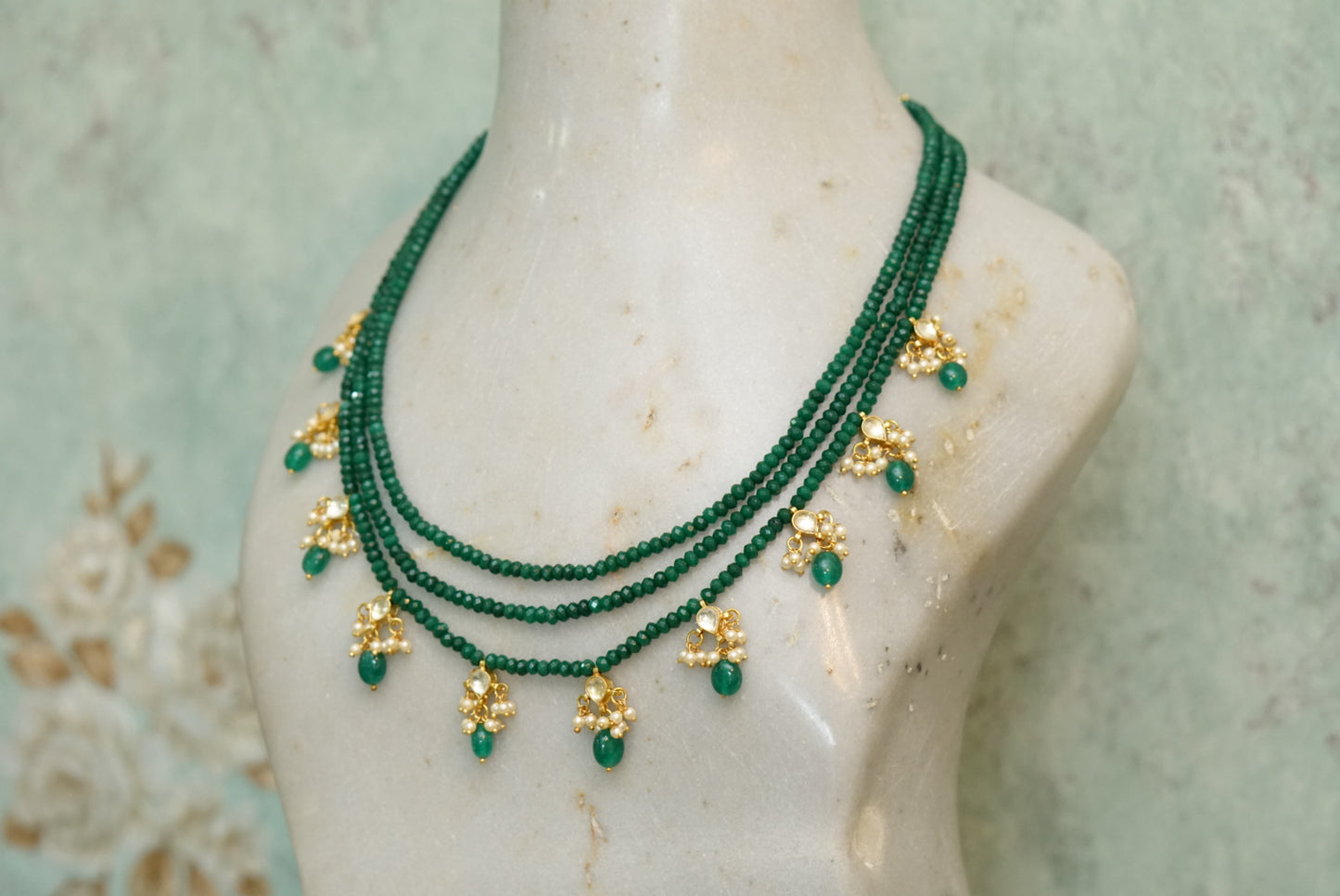 Kundan necklace (4-5493)(N)