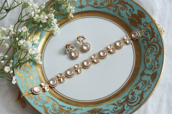 Polki Choker set (4-8272)(B)
