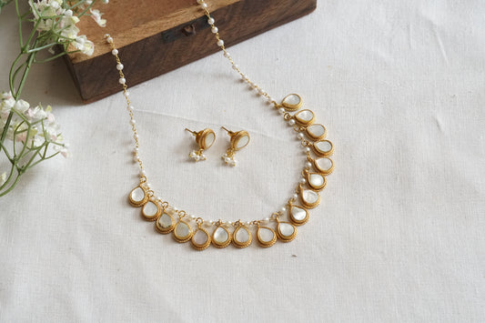 Mother Of Pearl Necklace Set (4-9250)(R)
