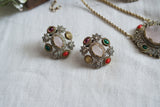Polki Necklace set (4-8274)(B)(ALREADY DISCOUNTED PIECE)