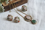 Polki Necklace set (4-8274)(B)(ALREADY DISCOUNTED PIECE)
