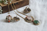 Polki Necklace set (4-8274)(B)(ALREADY DISCOUNTED PIECE)