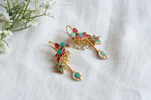 Kundan Earring (1-4468)(R)
