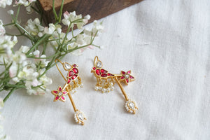 Kundan Earring (1-4465)(R)