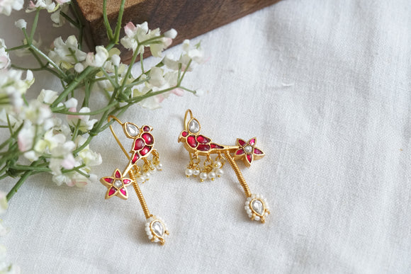 Kundan Earring (1-4465)(R)