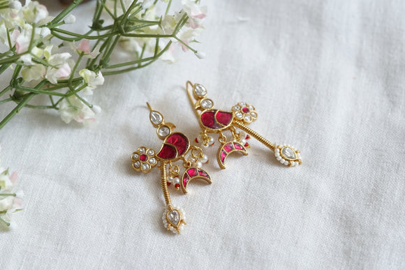 Kundan Earring (1-4463)(R)
