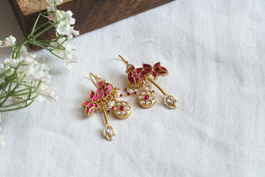Kundan Earrings (1-4456)(R)
