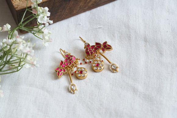 Kundan Earrings (1-4456)(R)